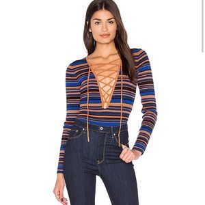 Revolve Lace Up Bodysuit